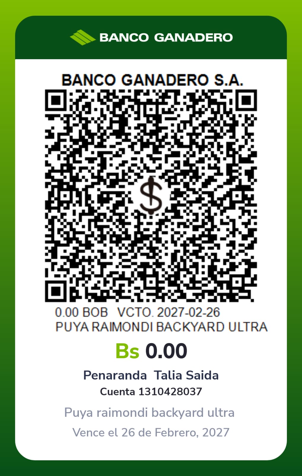 QR Visitante